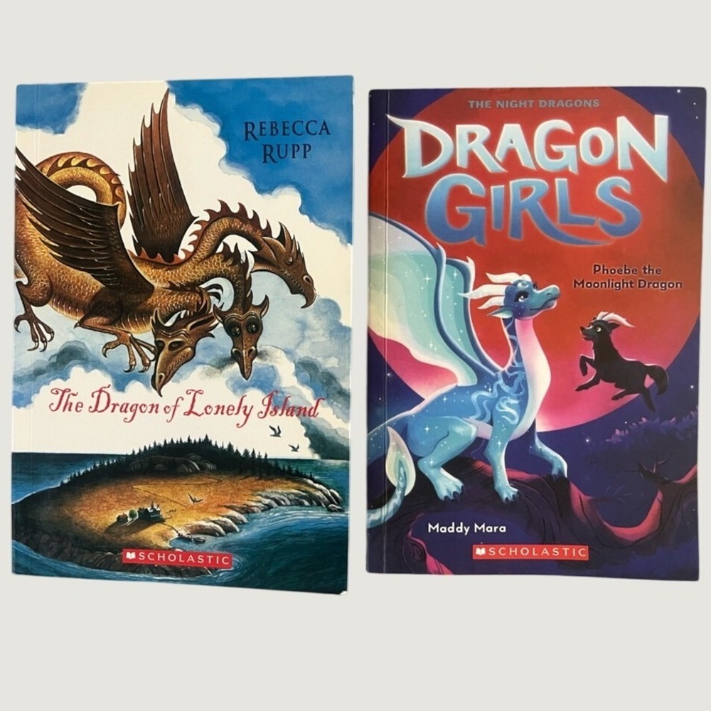 Scholastic Dragon Girls & The Dragon of Lonely Island Paperback Chapter Books